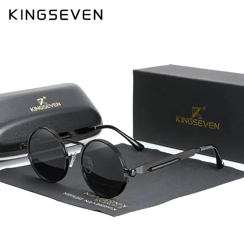 Embrace Timeless Elegance with KINGSEVEN Gothic Steampunk Unisex Sunglasses