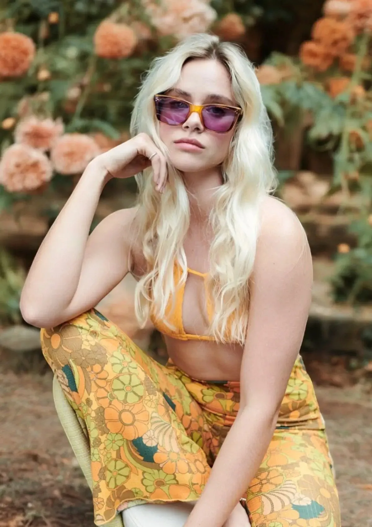 Kiki Polarized Sunglasses - Tiger Lilac