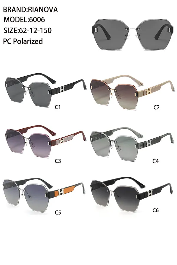 Rianova Pc Nylon Polarized Sunglasses - 6006 C4 (Army Green )